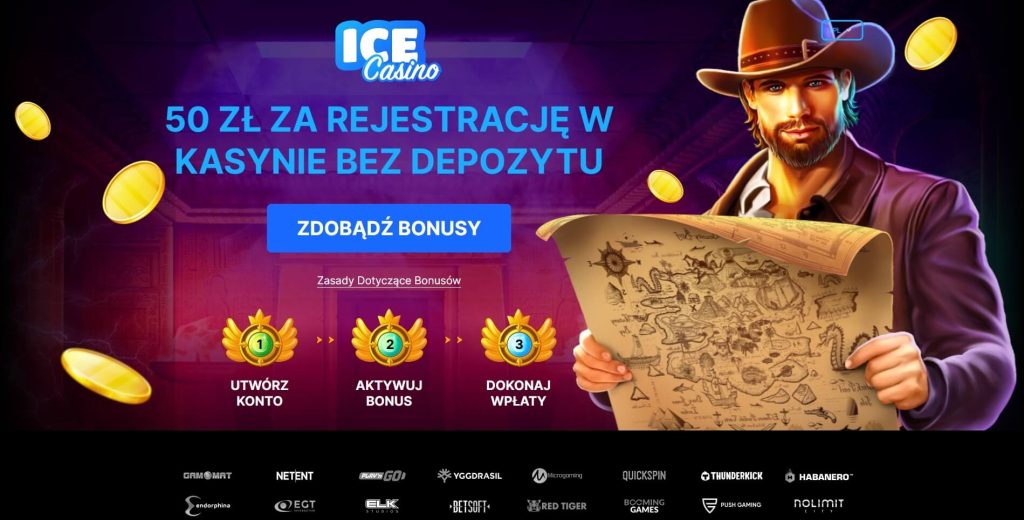 50 zł bez depozytu 2024 - Najlepsze kasyna z bonusem 50 zł 2