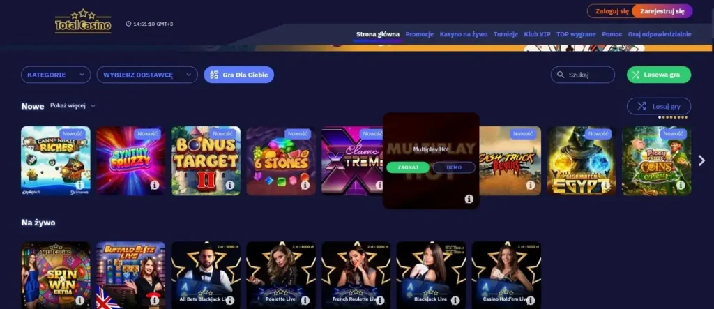 Total Casino kompletna recenzja 2025 pic2
