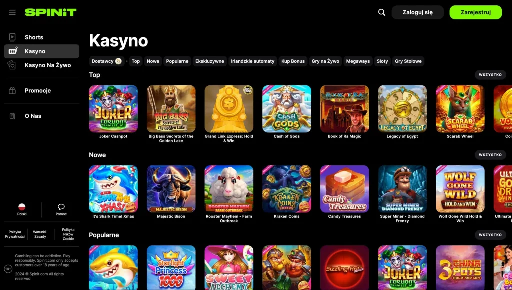Spinit Casino – Kompleksowa Recenzja dla Polskich Graczy pic2