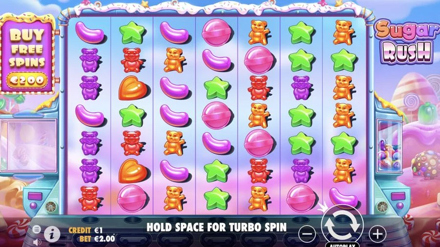 Sugar Rush slot online – cluster pays mechanika i cascade wins