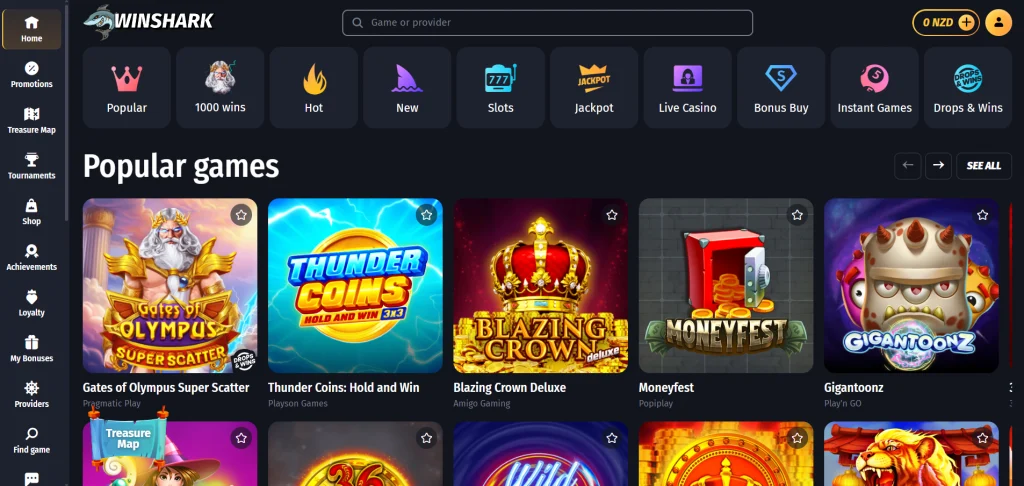 Winshark – Profesjonalna Recenzja Kasyna pic2