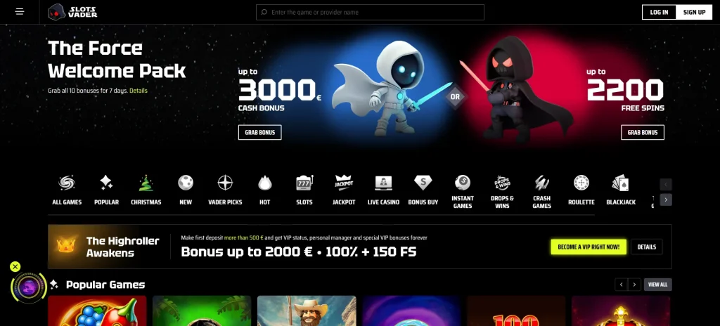 Slotsvader – Szczegółowa Recenzja Kasyna Online pic3