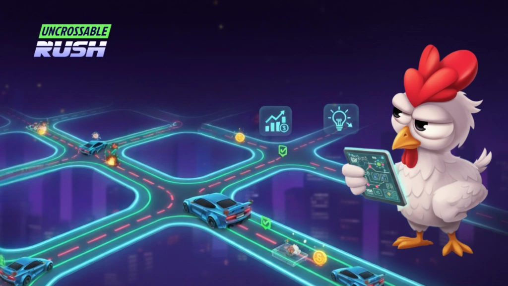 Uncrossable Rush demo gra – panel sterowania i mechanika