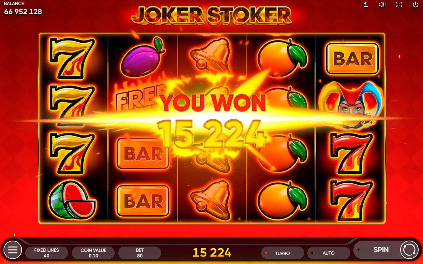Joker Stoker online – klasyczny retro slot z owocowymi symbolami